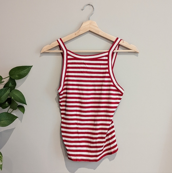 💚 2/15 Striped Crop Top - Picture 1 of 3